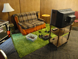 PRGE 2011 vintage living room display