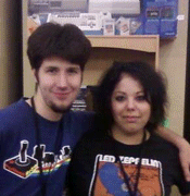 Corey Strite and his wife, Shanae, at the Portland Retro Gaming Expo in 2010