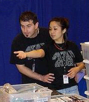 Gerald Levinson and his wife Rie at the Classic Gaming Expo in 2010